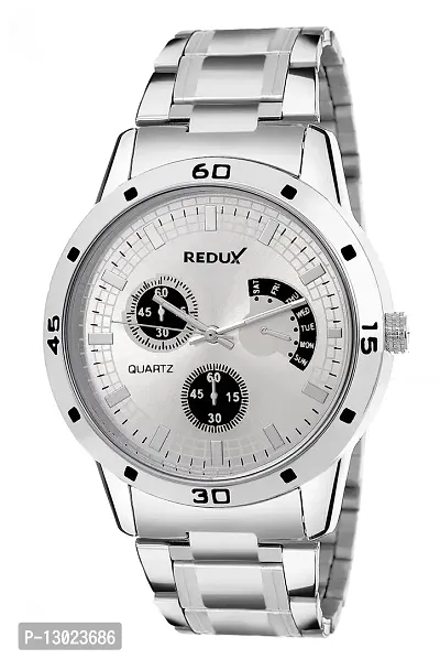 Redux Analogue Silver Dial Men's Watch - Boys Watch - RWS0005S-thumb0
