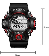 REDUX Digital Watch with Square LED Shockproof Multi-Functional Watch for Boys & Men-thumb4