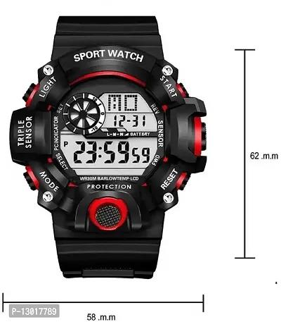 REDUX Digital Watch with Square LED Shockproof Multi-Functional Watch for Boys & Men-thumb5