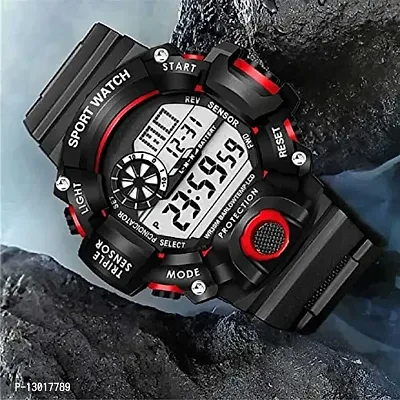 REDUX Digital Watch with Square LED Shockproof Multi-Functional Watch for Boys & Men-thumb2