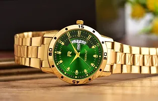 Redux MW-421 Green Dial Gold Stainless Steel Analog Men's Watch-thumb1