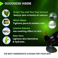 The Wolfman Green Tea  Aloevera Face Wash for Glowing Skin, Oil Control, Acne Control  Skin Hydration, Vitamin E Facewash for Men, for All Skin Type 100 ml-thumb3