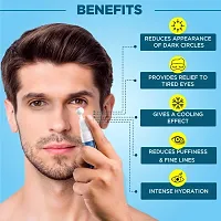 Spruce Shave Club Under Eye Cream Gel With Cooling Massage Roller For Dark Circles, Fine Lines  Puffy Eyes with Niacinamide  Hyaluronic Acid (15 G)-thumb2