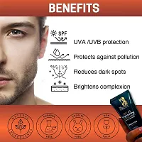 The Wolfman SPF40 Brightening Sunscreen Matte Finish Cream for Sun Protection  Glow, Jojoba oil  Ashwagandha, Double Action UV Protection Sunscreen to Reduce dark spots, Vegan, Cruelty Free, for All-thumb3