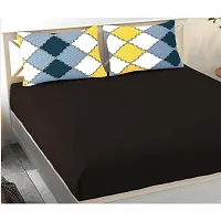 144TC Double Bedsheet With 2 Pillowcover-thumb1