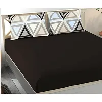 144TC Double Bedsheet With 2 Pillowcover-thumb1