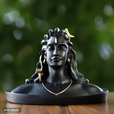 Adiyogi Shiva Statue for Car Dashboard, Pooja and Gift, Mahadev Murti Idol, Shankara for Home and Office Decor,-thumb0