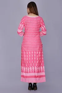 Latest Beautiful Rayon Stitched Kurta for Women-thumb1