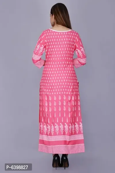 Latest Beautiful Rayon Stitched Kurta for Women-thumb2