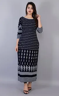 Classic Rayon Printed Kurta For Women-thumb2