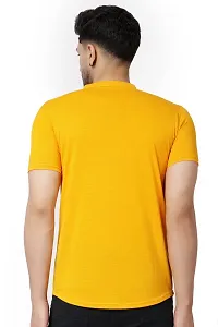 Reliable Yellow Cotton Blend Solid Casual Shirt For Men-thumb1