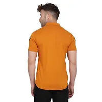 Reliable Yellow Cotton Blend Solid Casual Shirt For Men-thumb1