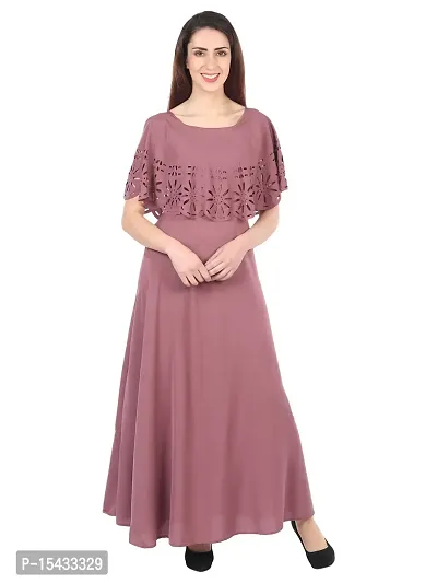 Stylish Fancy Crepe Dresses For Women-thumb0