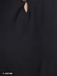 Black Crepe Basic Jumpsuit-thumb3