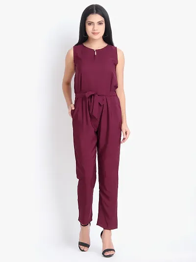Solid Basic Rayon Basic Jumpsuit Collection