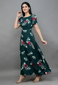 Women's Half Sleeve Maxi Dress-thumb2