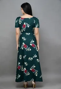 Women's Half Sleeve Maxi Dress-thumb1