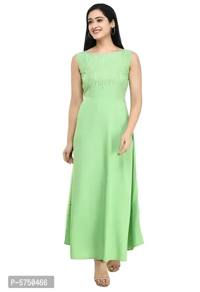Women's Emblished Sleevless Maxi Dress