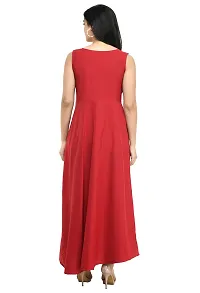Women's Emblished Sleevless Maxi Dress-thumb1