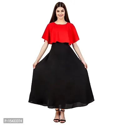 Stylish Fancy Crepe Dresses For Women-thumb5