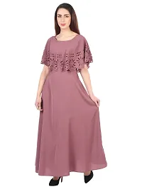 Stylish Fancy Crepe Dresses For Women-thumb4