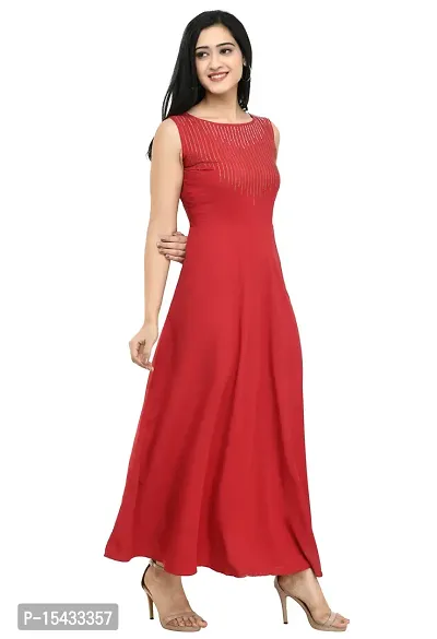 Stylish Fancy Crepe Dresses For Women-thumb5