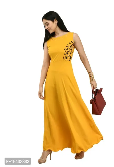 Stylish Fancy Crepe Dresses For Women-thumb5