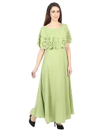 Stylish Fancy Crepe Dresses For Women-thumb2