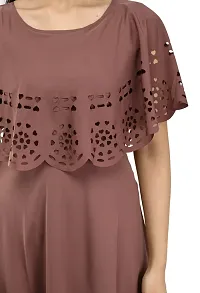 Stylish Fancy Crepe Dresses For Women-thumb3