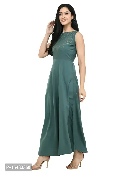 Stylish Fancy Crepe Dresses For Women-thumb3