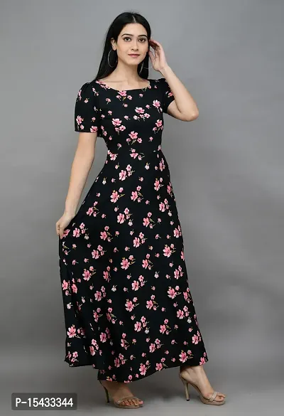 Stylish Fancy Crepe Dresses For Women-thumb5