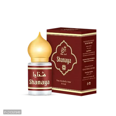 Bin Awf Shanaya Luxury Unisex 100% Alcohol Free Long Lasting Attar Perfume (6 ML)-thumb0
