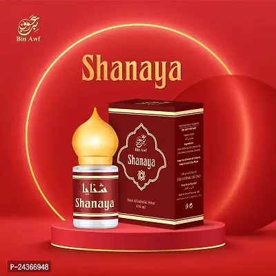 Bin Awf Shanaya Luxury Unisex 100% Alcohol Free Long Lasting Attar Perfume (6 ML)-thumb3