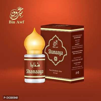 Bin Awf Shanaya Luxury Unisex 100% Alcohol Free Long Lasting Attar Perfume (6 ML)-thumb4
