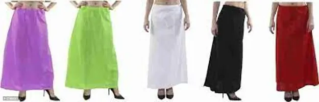 Cotton Petticoat For Women Pack Of 5