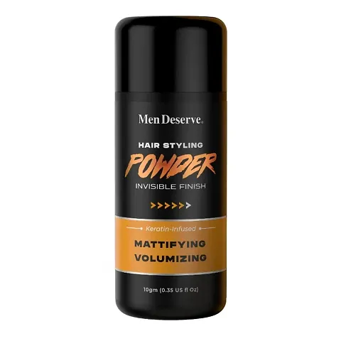 Men Deserve Hair Styling Powder Wax And Wax For High Volume, Strong Hold