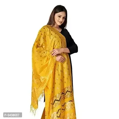 Banarasi Silk Russle Duptta-thumb2