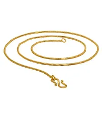 Shankhraj Mall ?Golden Heavy Long Gold-Plated Statement Exclusive Necklace Neck City Fancy Chain Jewelry Set Without Pendant Lockets For Men Women Girls Boys Amazing Gift Combo Pack Of 2-thumb2