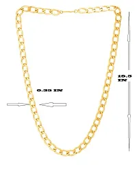 SHANKHRAJ MALL Designer Link Chain With Gold Plating Jewelry Gift For Him, Boy, Men, Father, Brother, Boyfriend-10020-thumb3