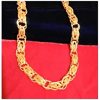 Shankhraj Mall Designer Link Chain With Gold Plating Jewelry Gift For Him, Boy, Men, Father, Brother, Boyfriend-10043-thumb3