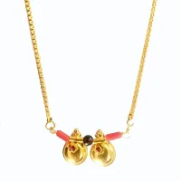 Shankhraj Mall Gold Plated Mangalsutra Tanmaniya Necklace Pendant Vati Golden Chain For Women And Girls-thumb2