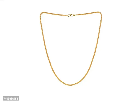 Shankhraj Mall Net Type Designer Link Chain With Gold Plating Jewelry Gift For Him, Boy, Men, Father, Brother, Boyfriend-10028-thumb0