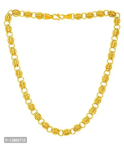 Shankhraj Mall Designer Link Chain With Gold Plating Jewelry Gift For Him, Boy, Men, Father, Brother, Boyfriend-10044