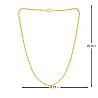 Shankhraj Mall ?Golden Heavy Long Gold-Plated Statement Exclusive Necklace Neck City Fancy Chain Jewelry Set Without Pendant Lockets For Men Women Girls Boys Amazing Gift Combo Pack Of 2-thumb4