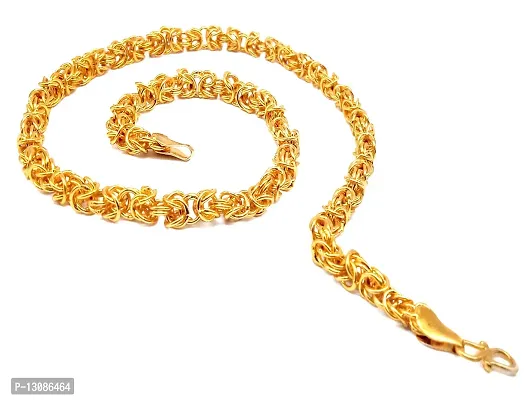 Shankhraj Mall Designer Link Chain With Gold Plating Jewelry Gift For Him, Boy, Men, Father, Brother, Boyfriend-100340