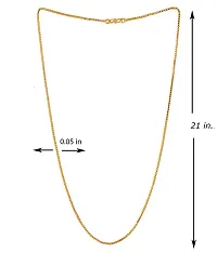 SHANKHRAJ MALL ?Golden Heavy Long Gold-Plated Statement Exclusive Necklace Neck City Fancy Chain Jewelry Set Without Pendant Lockets For Men Women Girls Boys Amazing Gift-thumb3