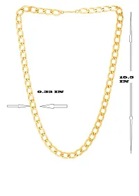 Shankhraj Mall Designer Link Chain With Gold Plating Jewelry Gift For Him, Boy, Men, Father, Brother, Boyfriend-10020-thumb2