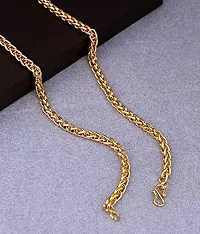 SHANKHRAJ MALL Designer Link Chain With Gold Plating Jewelry Gift For Him, Boy, Men, Father, Brother, Boyfriend-1009-thumb1