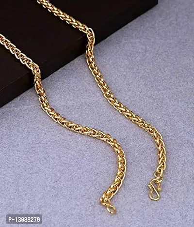 SHANKHRAJ MALL Designer Link Chain With Gold Plating Jewelry Gift For Him, Boy, Men, Father, Brother, Boyfriend-1009-thumb2