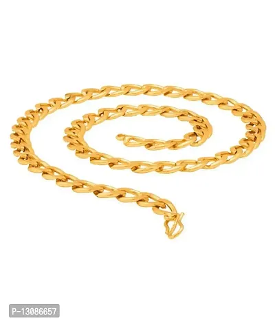 Shankhraj Mall Designer Link Chain With Gold Plating Jewelry Gift For Him, Boy, Men, Father, Brother, Boyfriend-10020-thumb4